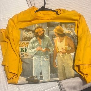 Cheech and Chong Yellow Graphic Shirt